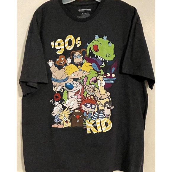 Nickelodeon 90's Kid Cartoon Cast Tshirt - Picture 3 of 5